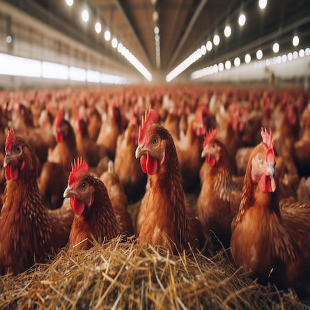 Point of lay birds from Devopps farm